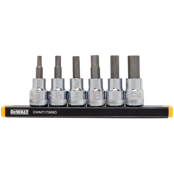 DEWALT 3/8 DRIVE, MM HEX SOCKET SET, 6PC (DWMT17001)