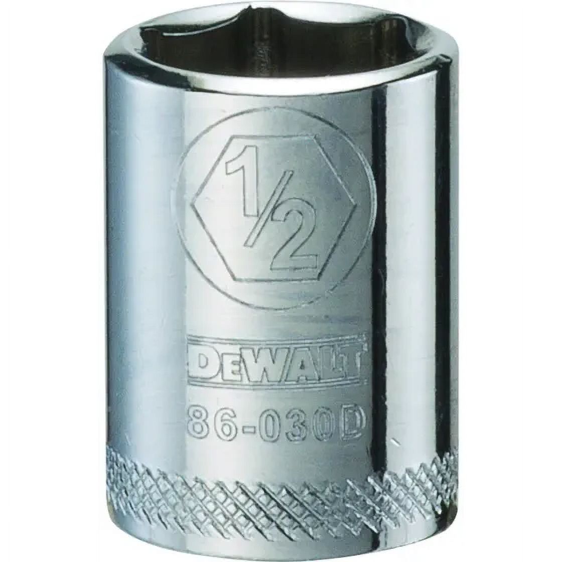 DEWALT Stecknuss 13mm 1/2" Antrieb – 6-fach Profil, Chrom-Vanadium – Für Präzises Arbeiten
