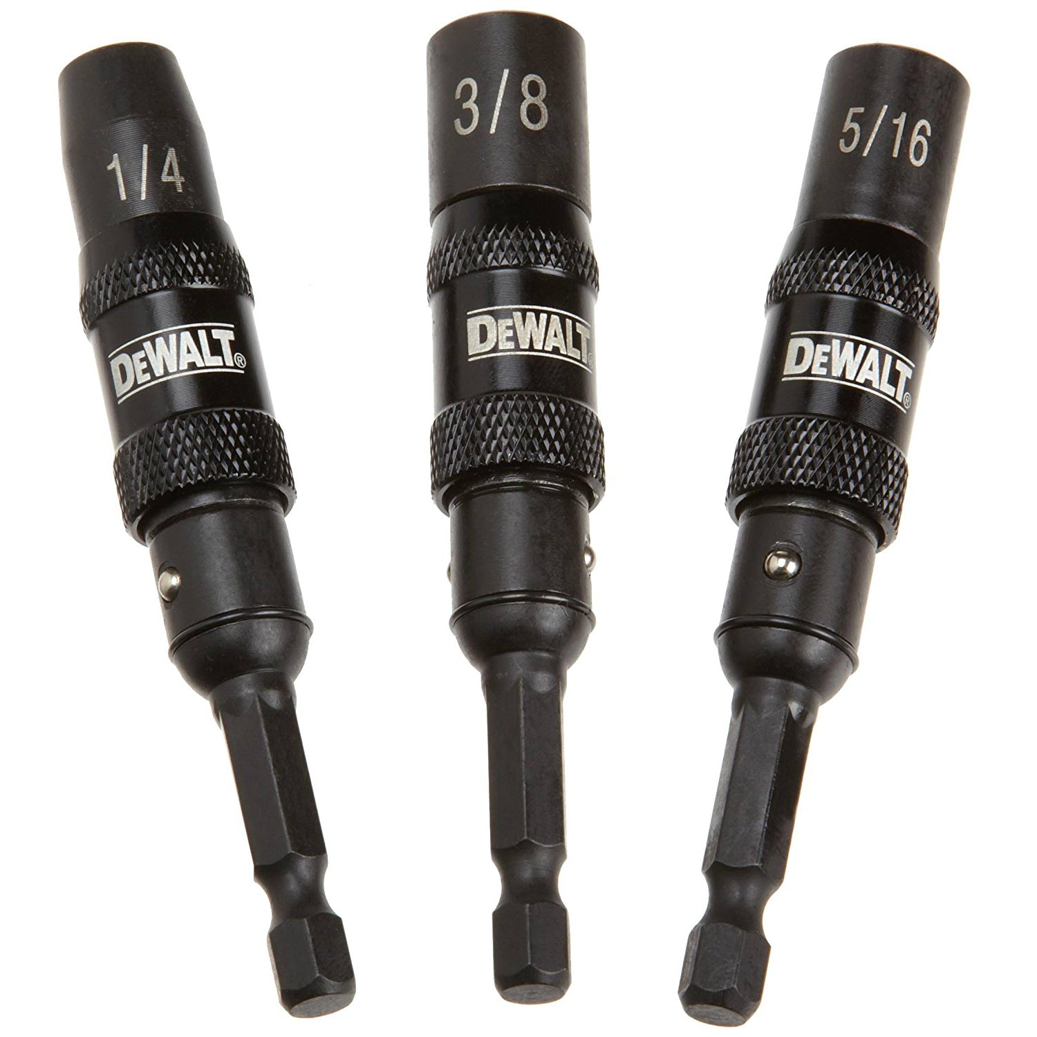 DeWalt DWPVTDRV3 Impact Ready Pivoting Nut Drivers, 3 Piece, Each
