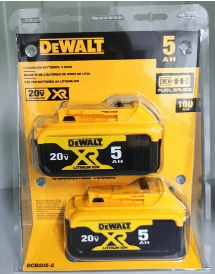 DeWalt Dcb126-2 12V Max 5Ah Lithium-Ion Batteries (2-Pack)