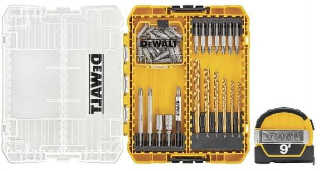 DeWalt Drill Drive Set With Tape Measure 52 Pcs DWAF1245