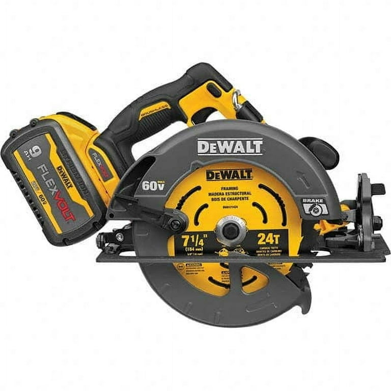 FLEXVOLT 60-Volt MAX Li-Ion 7-1/4 in. Cordless Brushless Circular Saw Kit with 20-Volt Reciprocating Saw (Tool-Only) FLEXVOLT 60-Volt MAX Li-Ion 7-1/4 in. Cordless Brushless Circular Saw Kit with 20-Volt Reciprocating Saw (Tool-Only)