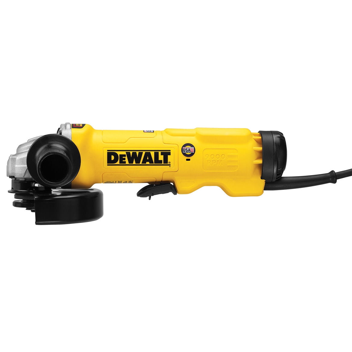 DeWalt HP Angle Grinder w/EClutch, 9000 RPM, Paddle, 6", EA (115