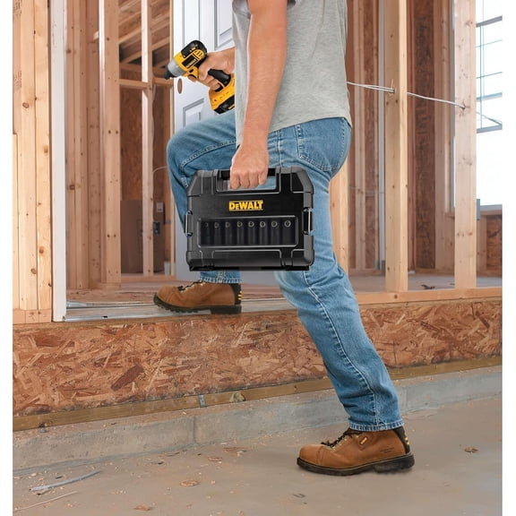 DeWalt Impact Socket Set 1/2 Drive, 10 Piece 1/4" to 1/2" Impact Socket Adapter Set (DW22812)