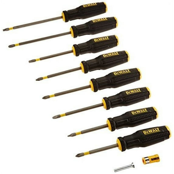 DeWalt Max Fit Phillips/Slotted Assorted Screwdriver Set 8 pc