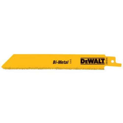 DeWalt Medium Grit Reciprocating Saw Blades, 6 in, Coarse - 5 PKG (115-DW4844)