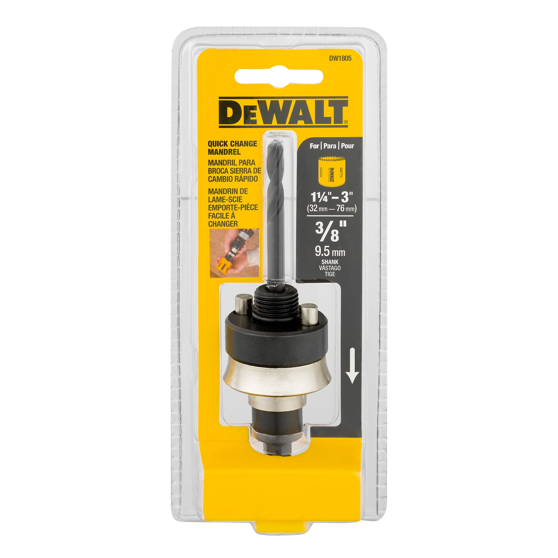 DeWalt Quick Change Mandrel 1.0 CT Walmart
