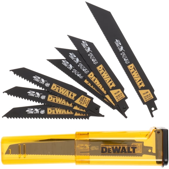 DeWalt Reciprocating Saw Blade Kit 8 pc Pack