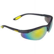 DeWalt Reinforcer Protective Eyeglasses Fire Mirror Lens - Anti-Fog Polycarbonate - Multicolor