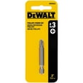 thumbnail image 1 of DeWalt Screwdriver Bits, Tip Size Symbol #3, 2 inch, 5 Pack (115-DW2023), 1 of 2