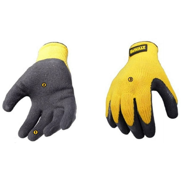DeWalt DPG70XL Gripper Rubber Coated Glove