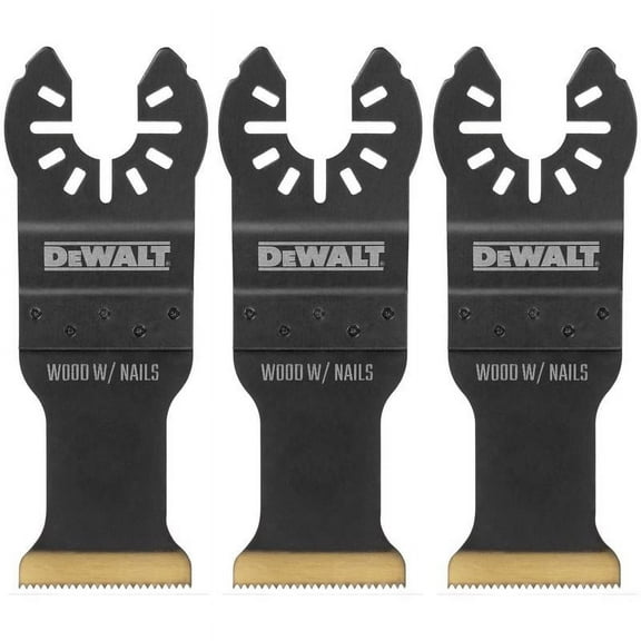 DeWalt Universal Fitment High Speed Steel Oscillating Blade Set 3 pc
