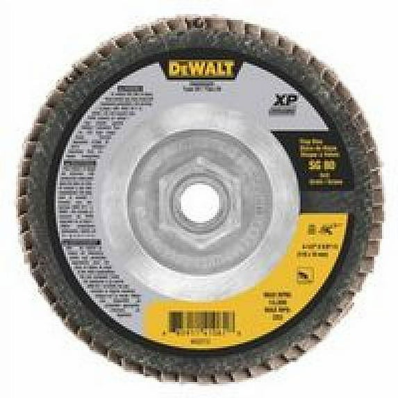 DeWalt XP Type 29 4 1/2" Ceram Flap Disc, 80 Grit, 5/8"-11A, 5/PK (115-DWA8282H)