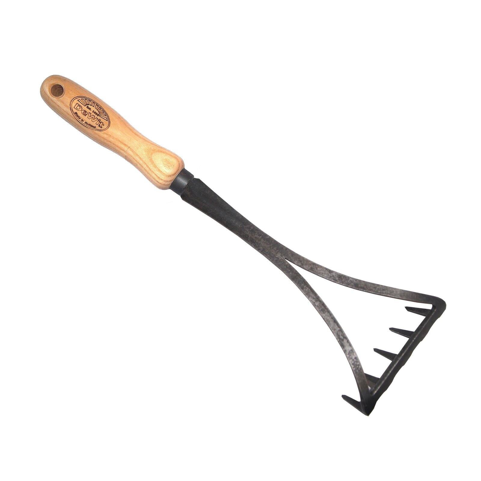 DeWit Bio Hand Rake, Head: 3" W x 3.5"D; Total: 13"L; 0.4lbs