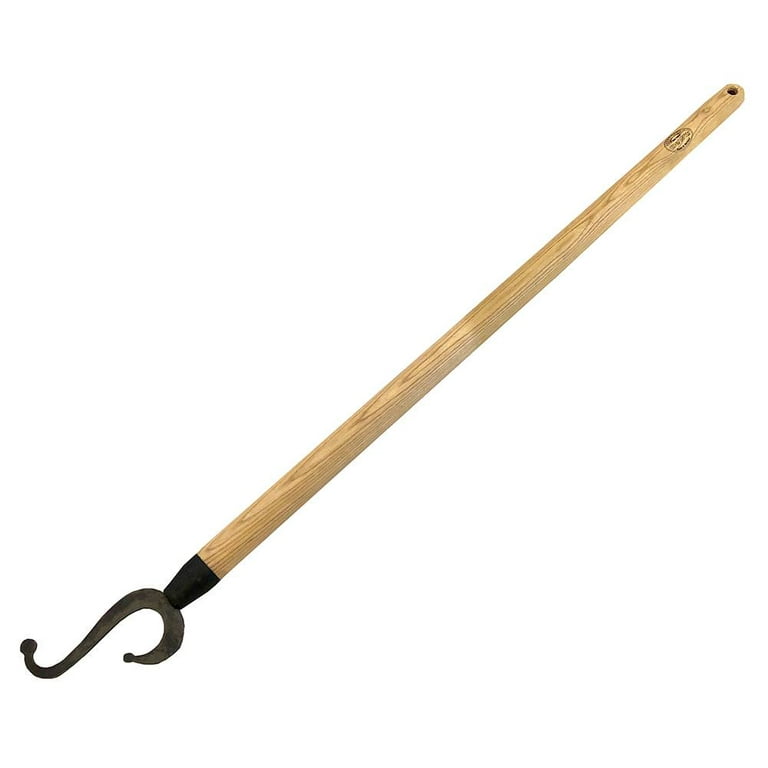 DeWit Branch Hook, Boron Steel and Ash Wood Handle, 34 inches long 