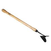 DeWit Drop Grip Hand Plow   22.4  Heavy-Duty Garden Cultivator Tool with Ash Wood Handle