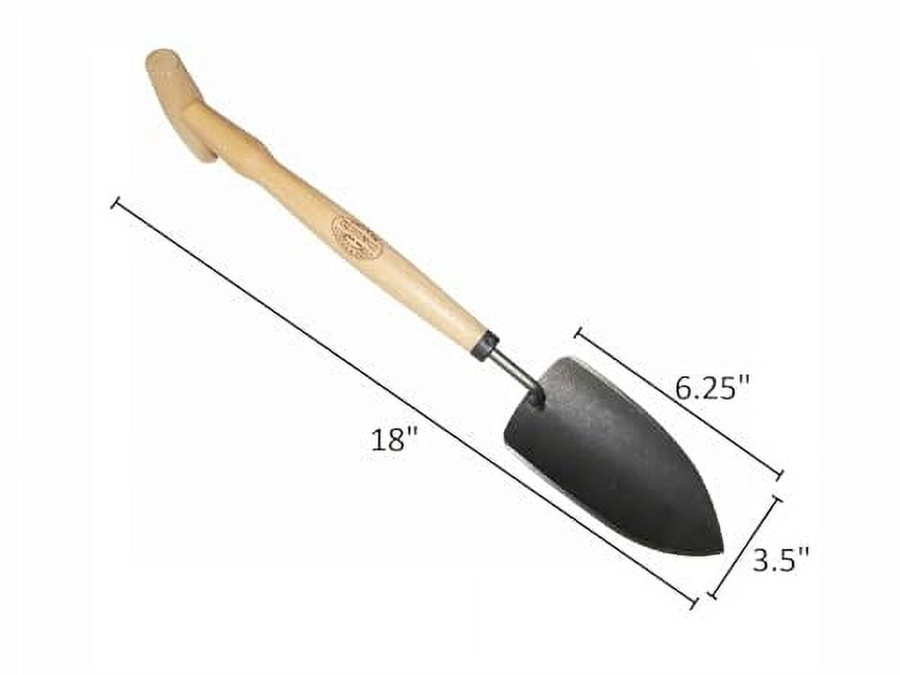 DeWit Forged Tulip Trowel - Heavy Duty Garden Tool For Planting & Root Cutting