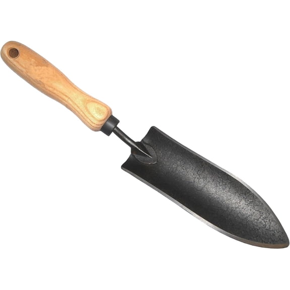DeWit Forged Transplant Trowel with Short Handle, Lightweight & Durable Garden Tool with Comfortable Grip for Planting, Digging & Transplanting