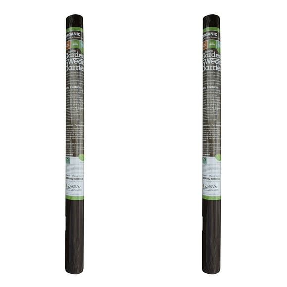 DeWitt 3 x 300 Ft Organic Paper Mulch Garden Weed Barrier (2 Pack)
