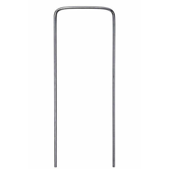 DeWitt 6 Inch U-Shaped Steel Anchoring Pins for Garden and Landscaping, 500 Count, Silver