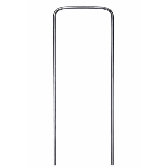 DeWitt 6 Inch U-Shaped Steel Anchoring Pins for Garden and Landscaping, 500 Count, Silver