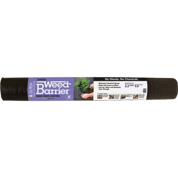 DeWitt Barrier Weed 5YR Black 3X100FT DWB103100