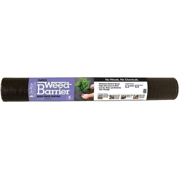 DeWitt Barrier Weed 5YR Black 3X50FT DWB10350