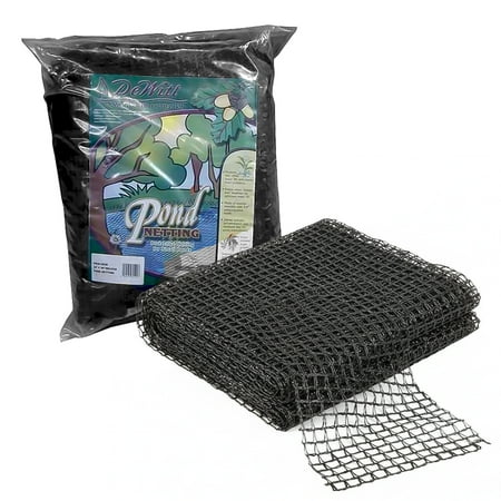 DeWitt Deluxe PN30-2030 30 x 20 Ft Heavy Duty Mesh Koi Pond Protection Net, Backyard Fish Pond Netting Cover