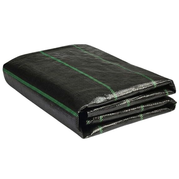 DeWitt Earthmat Woven 3' x 50' Ground Cover, Weed Control Folded Garden Mat, Black