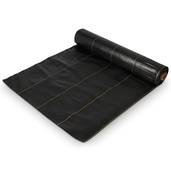 DeWitt Sunbelt Weed Barrier Fabric 3.2 oz - Heavy-Duty Ground Cover - 6 ft x 200 ft