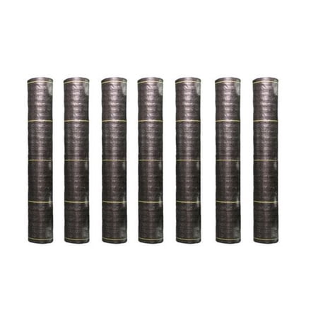 DeWitt 7-Pack Sunbelt Weed Barrier Fabric 3.2 oz, Heavy-Duty Ground Cover, 4 x 300 Feet
