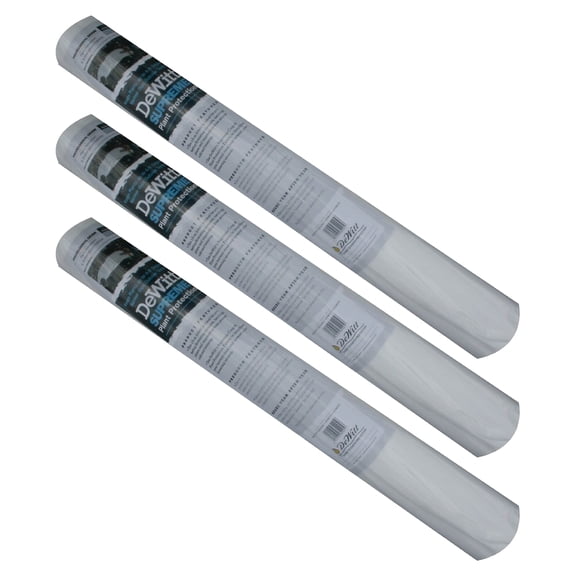 DeWitt 3-Pack Supreme Plant Protection Cover 1.5 oz, Frost Blanket Fabric, 6 x 50 Feet