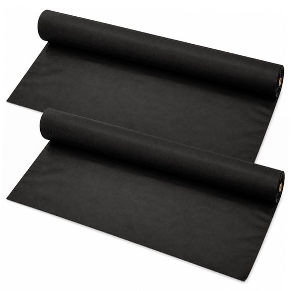DeWitt 2-Pack Weed-Barrier Pro Black 3 oz Heavy-Duty Landscape Fabric, 4 x 100 Feet