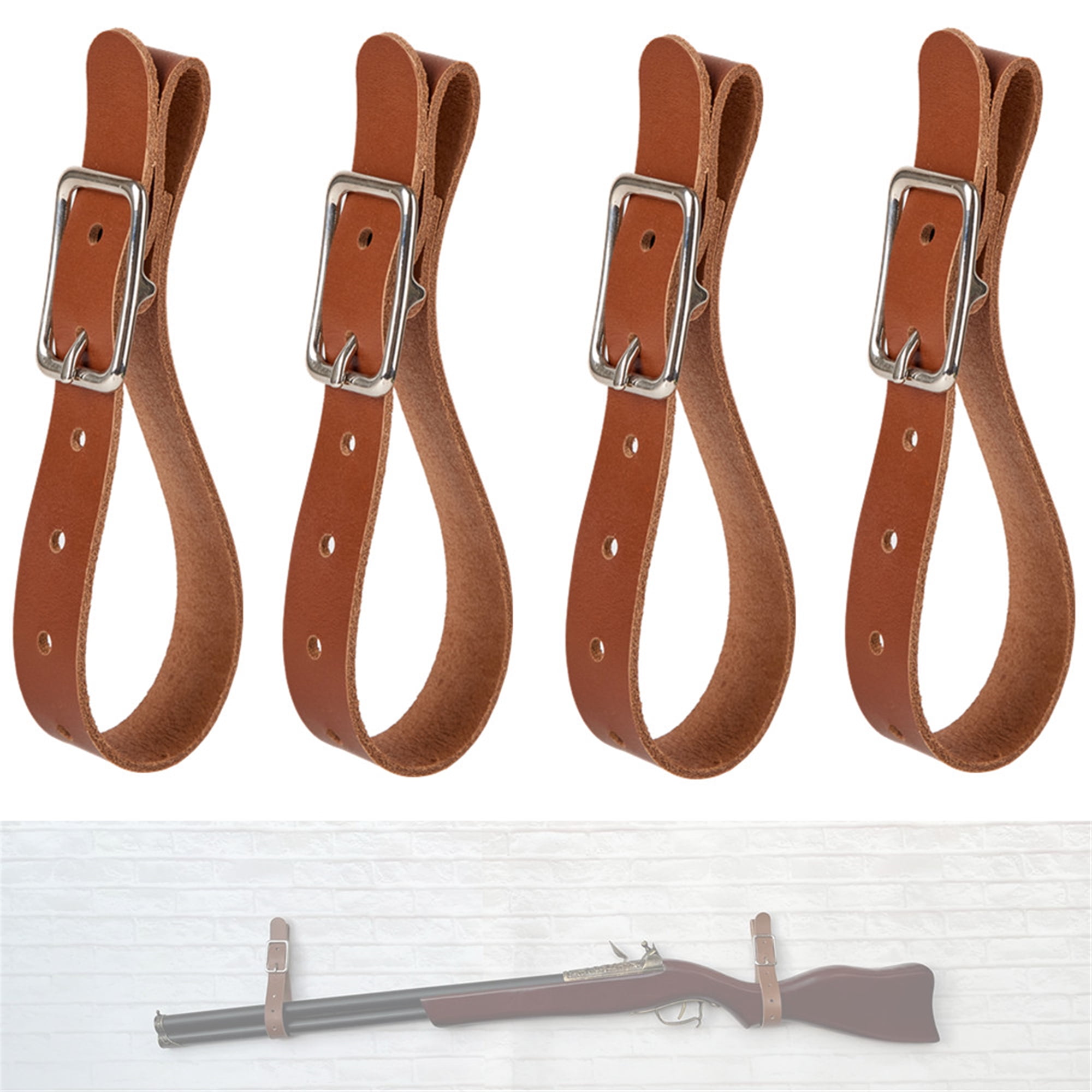 Hide & Drink, Thick Leather Wall Straps for Axes, Hatchets & Tools, Garage Organizer, Accessories, Handmade Includes 101 Year Warranty :: Bour