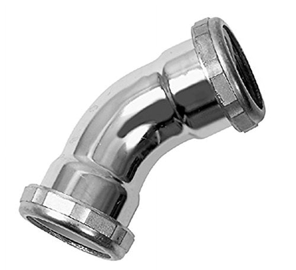 Deaborn 8478 1-1/2 45 DEGREE SLIP JOINT ELBOW CHROME, 20 GAUGE