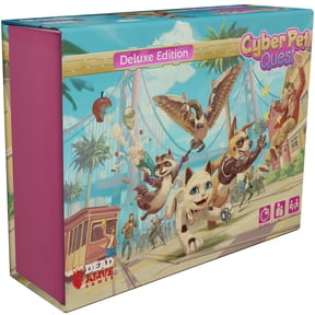 Dead Alive Games: Cyber Pet Quest: Deluxe Edition - Cooperative Campaign Board Game, Rescue Your Owner As A Cybernetic Pet, Age 8+, 1-4 Player, 30 Min