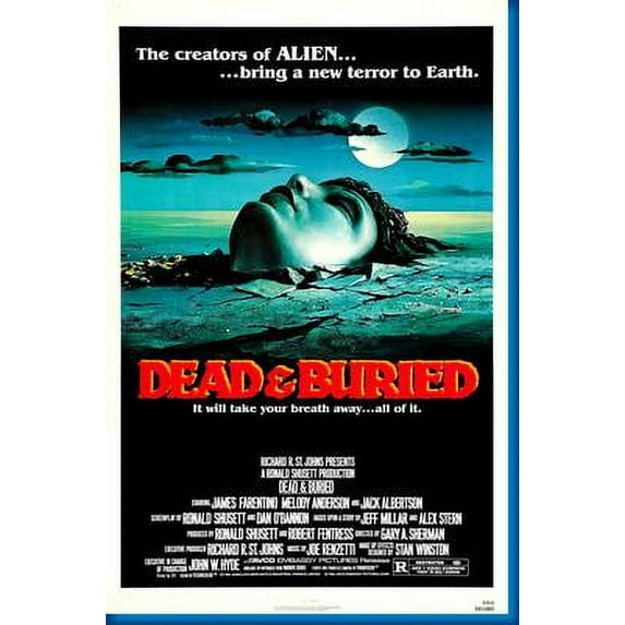 Dead And Buried Movie Poster Art decor Art Poster 24x36 Multi-Color Square Adults Z Posters