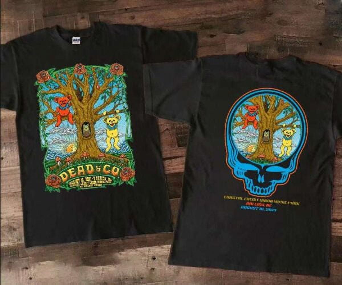 Dead And Company Tour Raleigh Nc 2021 Rock Band TShirt Grateful Dead