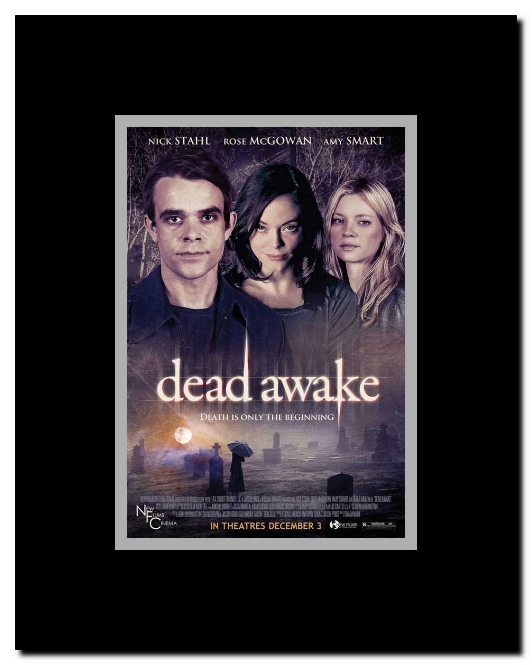 Dead Awake Framed Movie Poster