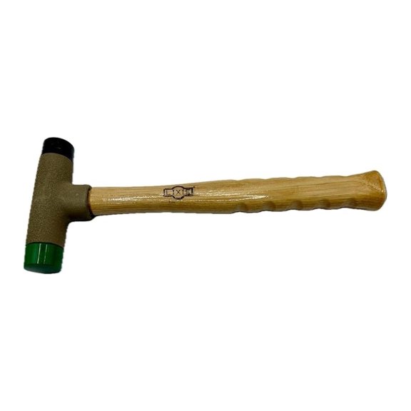 Dead Blow Hammer 10 Oz - 1 Inch Replaceable Faces - Medium & Hard Urethane - Non-Marring Impact Tool for Automotive, Assembly, Metalworking