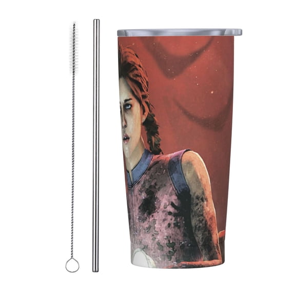 Dead By Daylight Dbd Car Cup With Straw 20oz Stainless Steel Tumbler Push-Pull Lid Sports Water Bottle Insulated Travel Cup