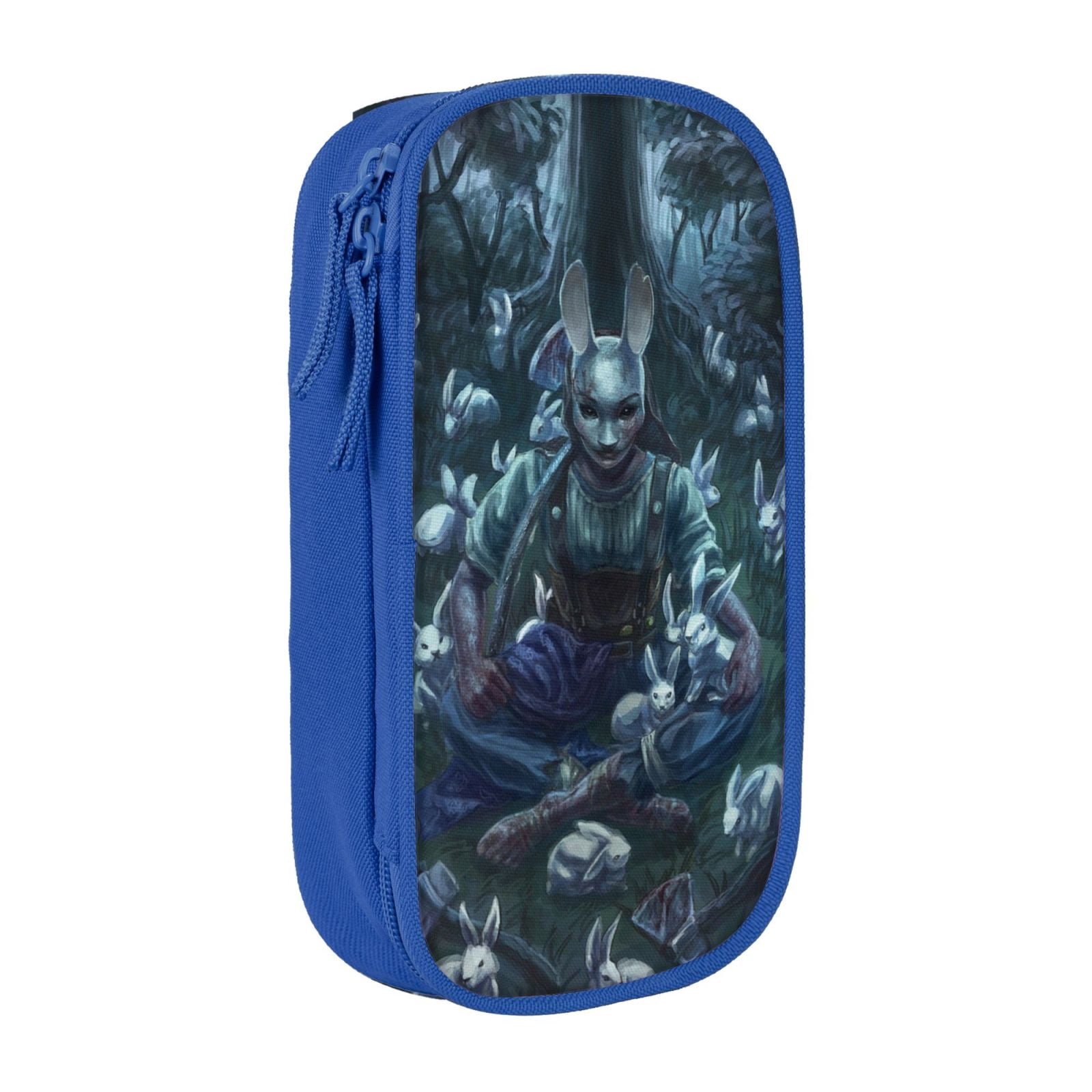 Dead By Daylight Dbd Pencil Case Large Capacity Pencil Pouch Pen Bag Office Stationery Organizer Travel Makeup Bag Blue