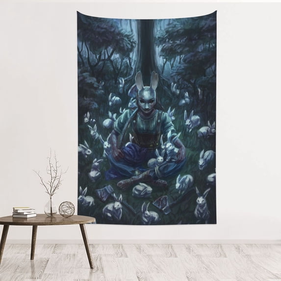 Dead By Daylight Dbd Tapestry Dorm Decor Wall Hanging Tapestries Window Curtain Picnic Mat Beach Blanket 60x40 Inch