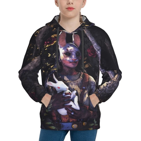 Dead By Daylight Dbd Youth Active Sweatshirt Printing Casual Pullover Hoodies Winter Fall Clothes Outerwear X-Large