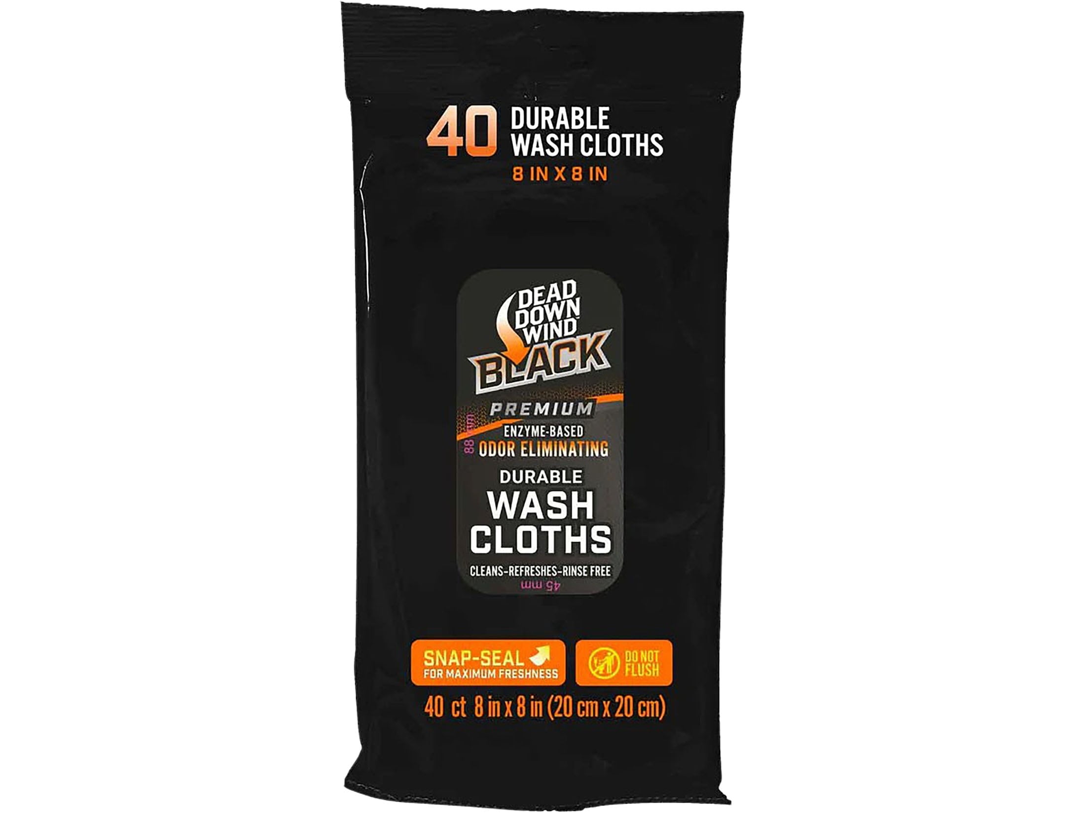 Dead Down Wind Black Premium Wash Cloths