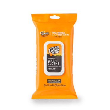 Dead Down Wind Field Wash Cloths with Snap Closure - Value Pack, 25ct