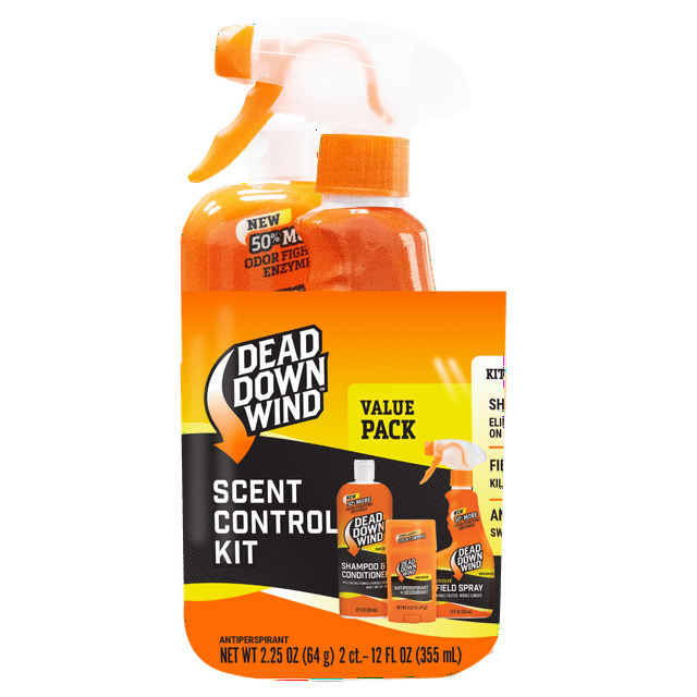 Dead Down Wind Scent Control Kit 3 Piece Kit for Hunting