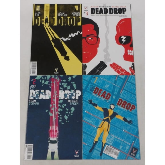 Dead Drop #1-4 VF/NM complete series X-O Manowar ; Valiant