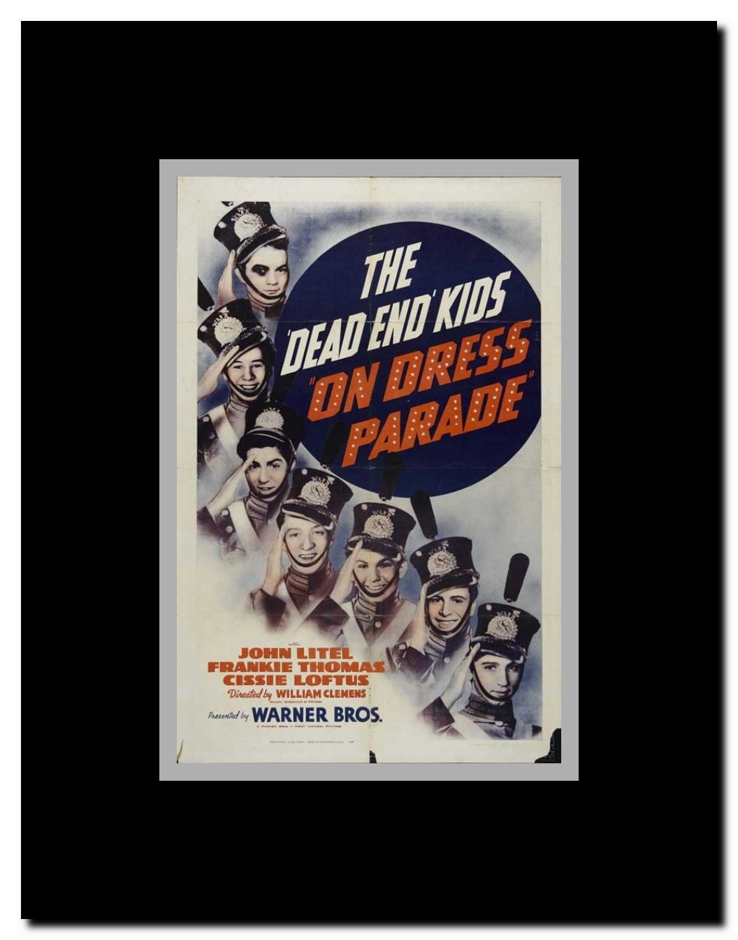 Dead End Kids at Military School Framed Movie Poster