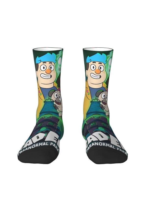 Dead End Paranormal Park Socks Athletic Sport Colorful Novelty Graphic Crew Tube Socks Warm For Men WomenPerfect Gift